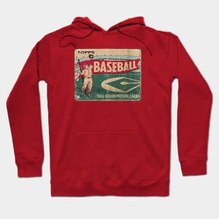 Vintage Baseball Trading Card Hoodie